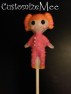 458sp LaLa Doll Chocolate or Hard Candy Lollipop Mold